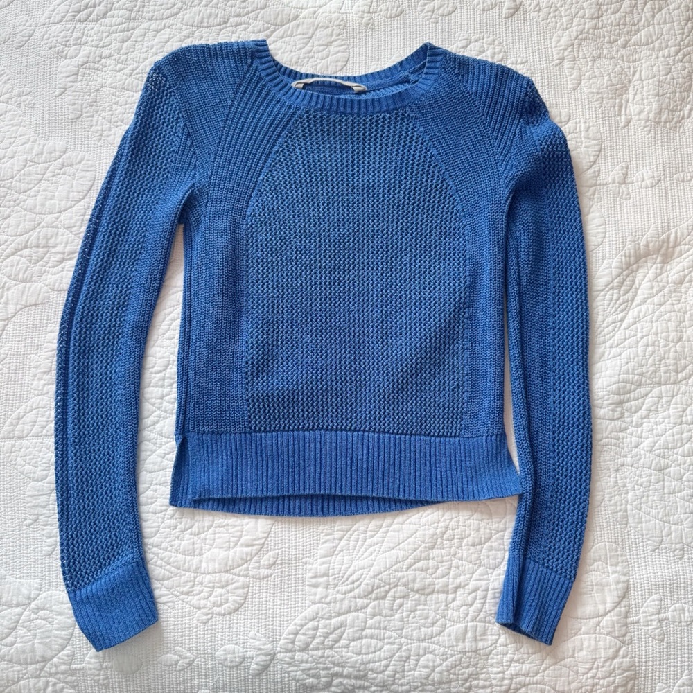 Athleta Royal Blue‎ Crew Neck Sweater